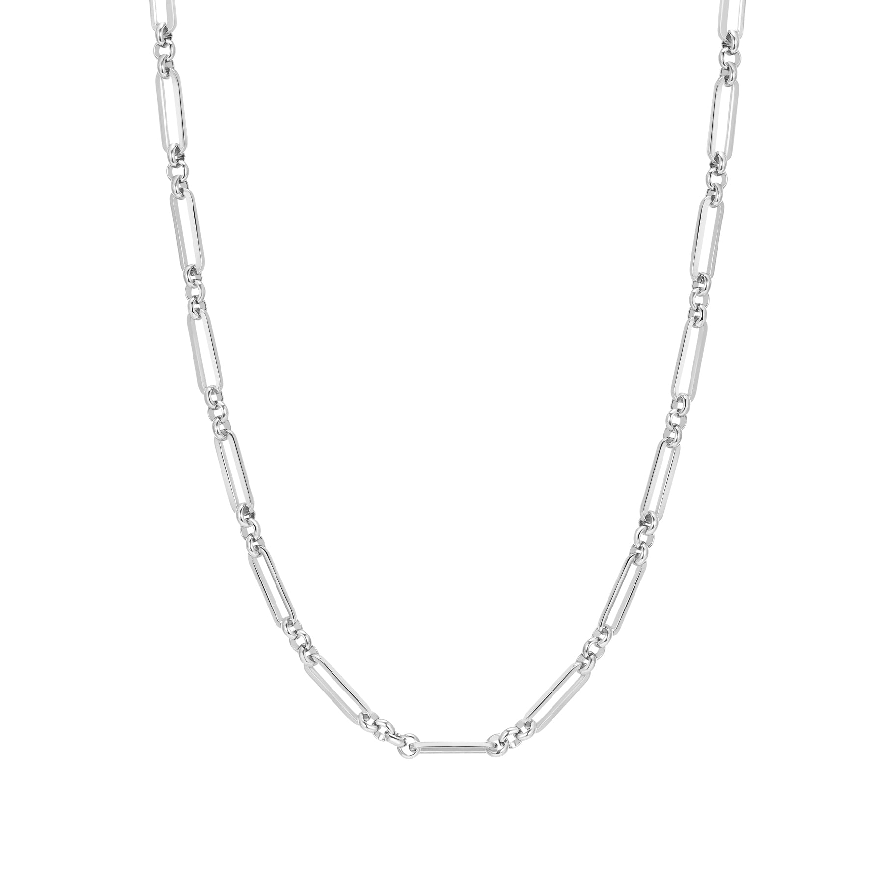 Twisted Paperclip Chain Necklace Waterproof